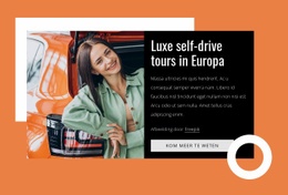 Luxury Self-Drive Tours - Prachtig Websiteontwerp