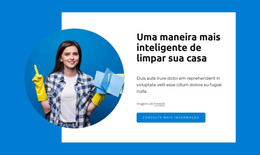 Smarter Way To Clean Home - Modelo De Inicialização