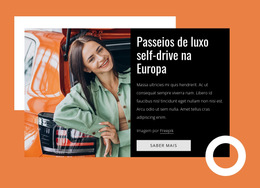 Luxury Self-Drive Tours - Modelo De Página De Destino