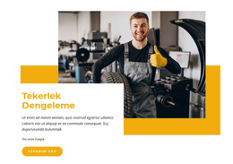 Wheel Balancing - Web Sitesi Tasarım Şablonu