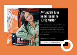 Luxury Self-Drive Tours Web Sitesi Şablonu