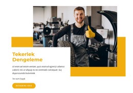 Wheel Balancing - Özelleştirilebilir Profesyonel Tasarım