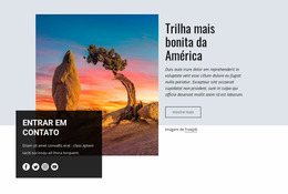 Most Beautiful Trail - Inspiração De Template Joomla