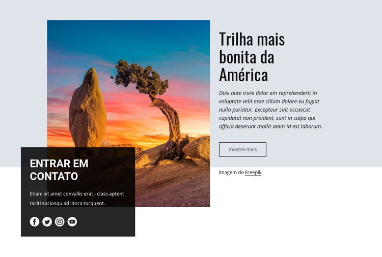 Most beautiful trail Tema WordPress