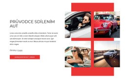 Car-Sharing Guide – Bezplatná Šablona Webových Stránek