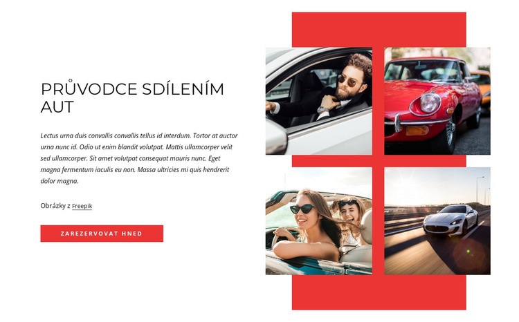 Car-sharing guide Téma WordPress