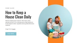 CSS Grid Template Column For How To Keep House Clean Daily