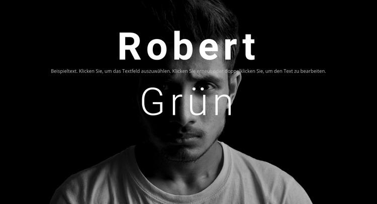 Über Robert Green CSS-Vorlage