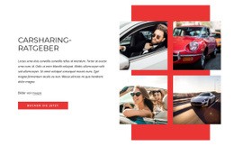 Car-Sharing Guide - Benutzerdefinierte Zielseite