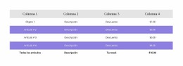 Mesa Colorida - HTML Creator