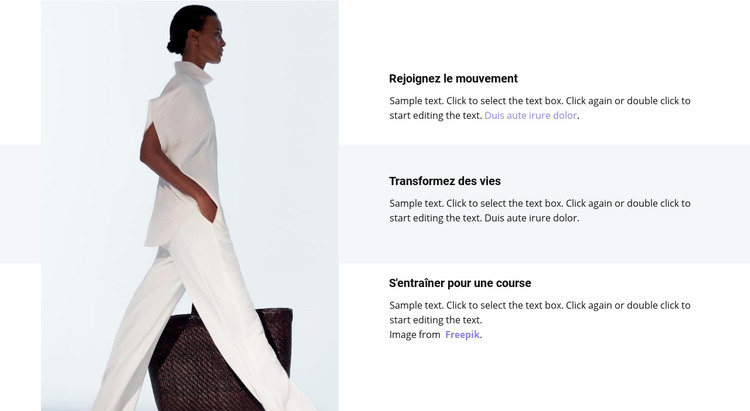 Nouvelles tendances de la collection printemps Modèle HTML