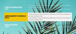 Ispirazione Del Sito Web Per Viaggio Tropicale