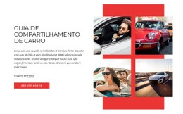Car-Sharing Guide - Modelo HTML5 Responsivo