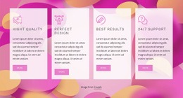 High Quality Design - HTML Template Generator