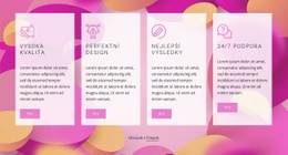 High Quality Design – Šablona Návrhu Webu