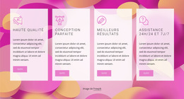 High Quality Design – Modèle De Conception De Site Web