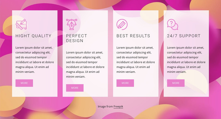 High quality design HTML Template