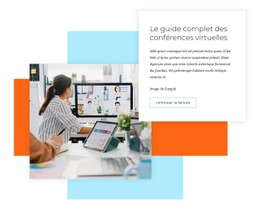 Virtual Conferences Modèle Épuré Et Minimal