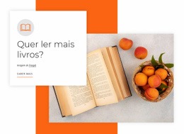 Make Reading Part Of Your Routine - Maquete Do Site Em PSD