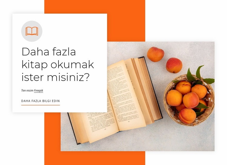 Make reading part of your routine Html Web Sitesi Oluşturucu
