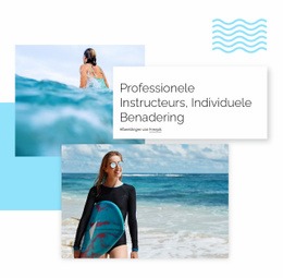 Professionele Instructeurs - Sjablooninspiratie Van Één Pagina