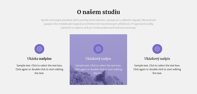 O našem architektonickém studiu Šablona CSS