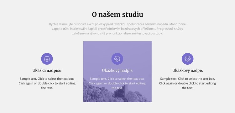 O našem architektonickém studiu Téma WordPress