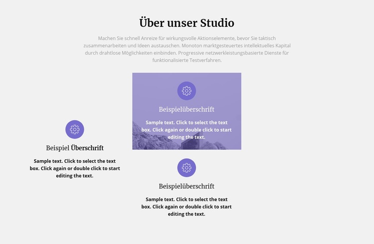 Über unser Architekturstudio HTML5-Vorlage