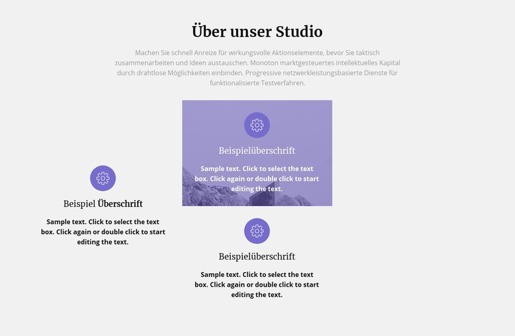 Über unser Architekturstudio Website Builder-Vorlagen