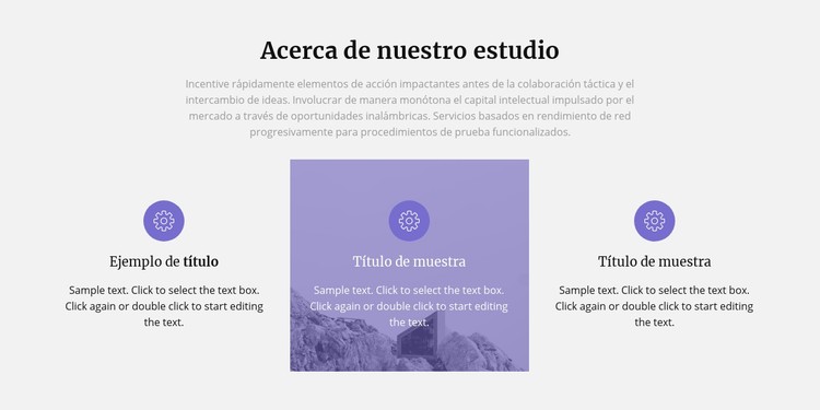 Sobre nuestro estudio de arquitectura Plantilla CSS