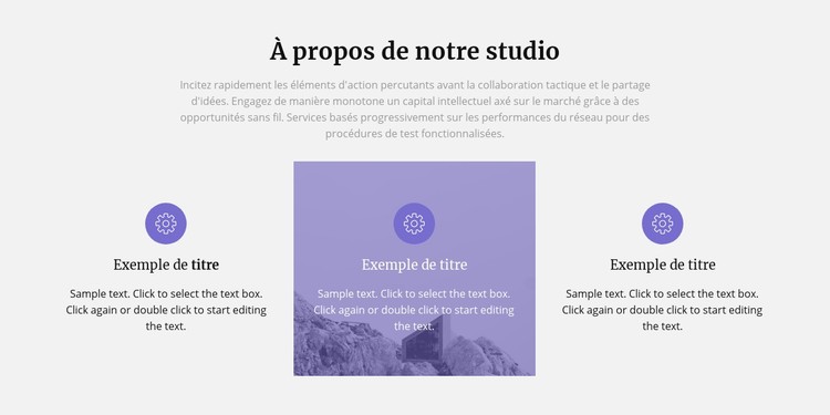 À propos de notre studio d'architecture Modèle CSS