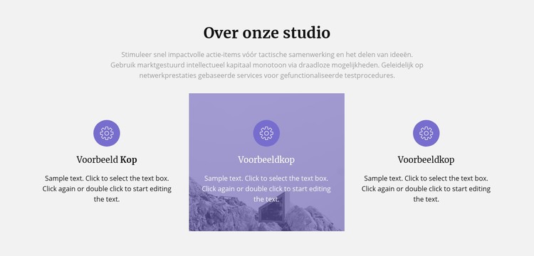 Over onze architectuurstudio CSS-sjabloon