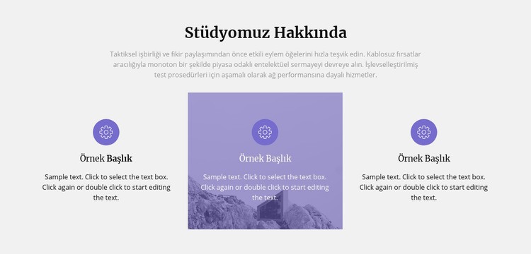 Mimarlık stüdyomuz hakkında Web sitesi tasarımı