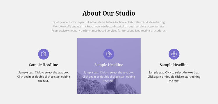 About our architecture studio Landing Page