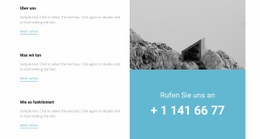 Unsere Funktionen Und Telefon – Online-Mockup