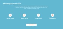 Notre Travail Point Par Point : Modèle HTML5 Créatif Polyvalent