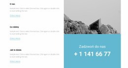 Nasze Funkcje I Telefon – Responsywny Szablon HTML5