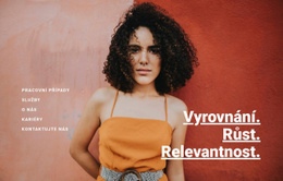 Vyrovnání, Růst A Relevance - Webová Šablona