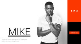 Šablona CSS Pro O Studiu Mike