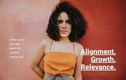 Alignment, Growth And Relevance - Web Template