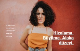 Uyum, Büyüme Ve Alaka Düzeyi Için En Yaratıcı HTML5 Şablonu