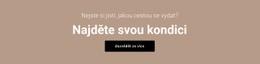 Najděte Svou Kondici – Bezplatná HTML Šablona