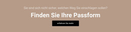 Finden Sie Ihre Passform - Kostenlose HTML-Vorlage