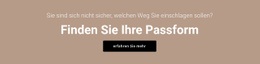 Finden Sie Ihre Passform – Benutzerfreundliche HTML5-Vorlage