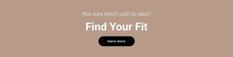 Find your fit Elementor Template Alternative