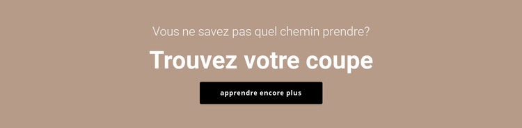 Trouvez votre coupe Créateur de site Web HTML