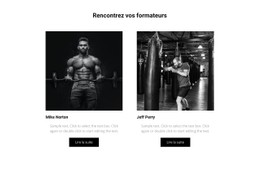 HTML5 Réactif Pour Rencontrez Vos Formateurs