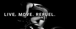 Live, Move And Refuel - Best HTML5 Template