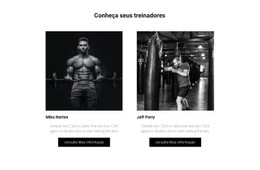 HTML5 Responsivo Para Conheça Seus Treinadores