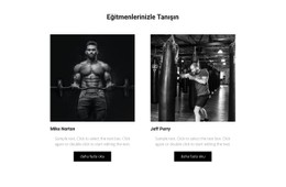 Eğitmenlerinizle Tanışın Için HTML5 Duyarlı